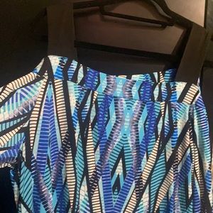 Cold shoulder tunic soft and stretchy